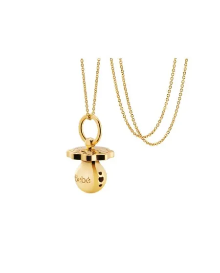 Le Bebé Suonamore Pendant "The Pacifiers" in Yellow Gold Plated Silver
