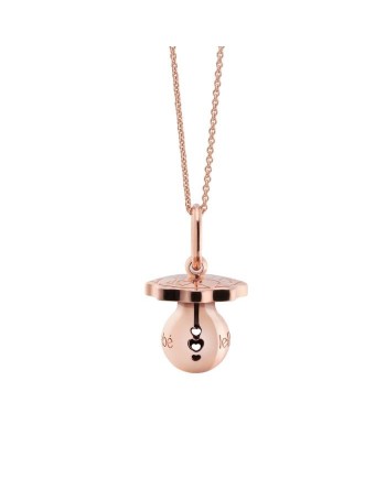 Le Bebé Suonamore Pendant "The Pacifiers" in Rose Gold Plated Silver