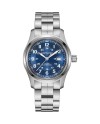 Orologio Hamilton Khaki Field Auto 42 mm Blu e Cinturino Acciaio
