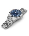 Montre Hamilton Khaki Field Auto 38 mm avec bracelet en acier bleu