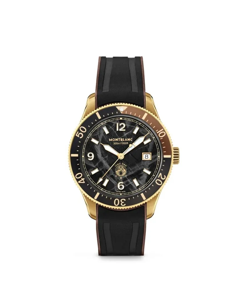 Montblanc 1858 Ice Sea Automatic Date Watch with Bronze Case