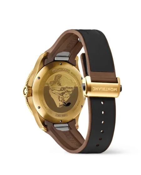 Orologio Montblanc 1858 Ice Sea Automatic Date con Cassa in Bronzo