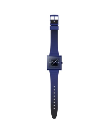 Swatch Squarely Blacklight watch