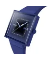 Swatch Squarely Blacklight watch
