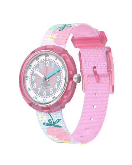 Swatch Flik Flak Berry Nice Watch with Monbento Lunch Box