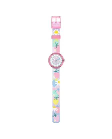 Montre Swatch Flik Flak Berry Nice avec boîte à lunch Monbento