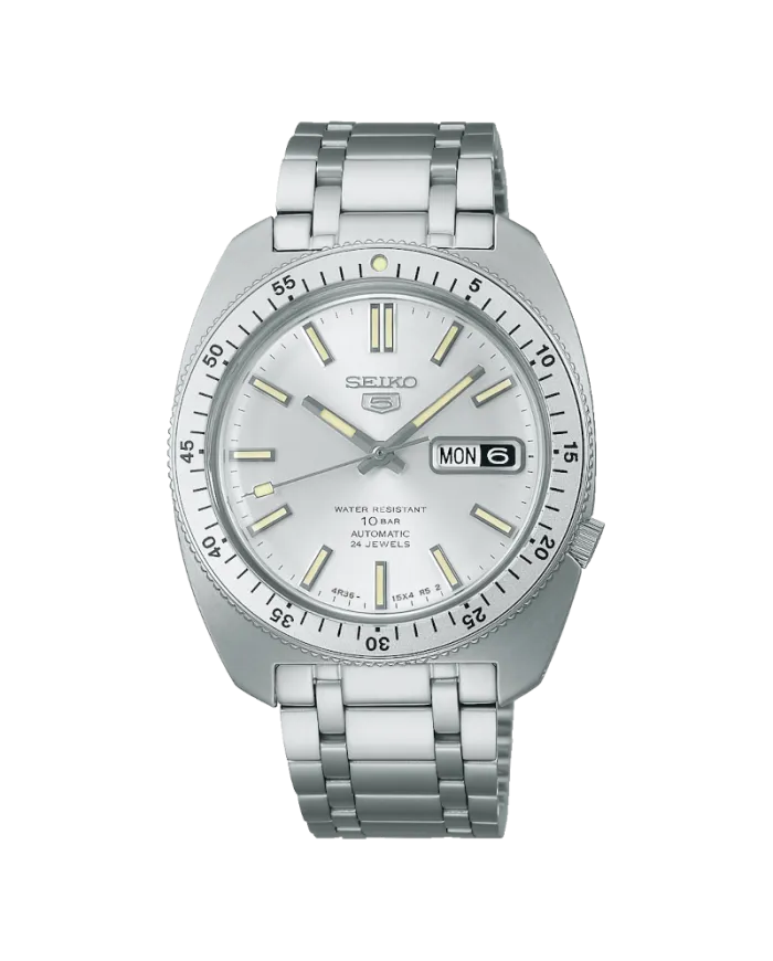 Seiko 5 Sports Silver Re-Creation Limited Edition Watch