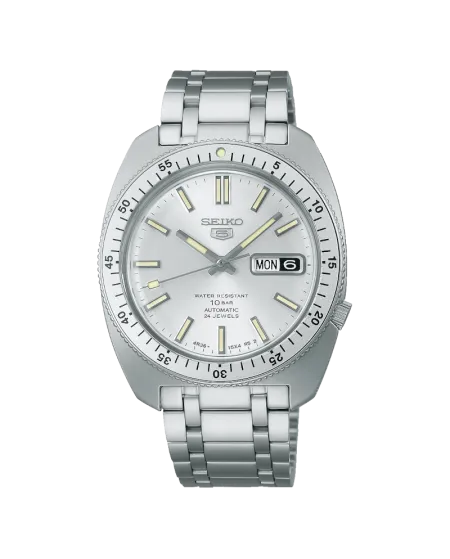 Seiko 5 Sports Silver Re-Creation Limited Edition Watch
