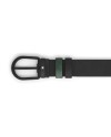 Montblanc Extreme 3.0 Reversible Belt in British Green Leather with Horseshoe Pattern and PVD 30 mm