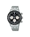 Cronografo Seiko Classic Quadrante Nero Cinturino Acciaio