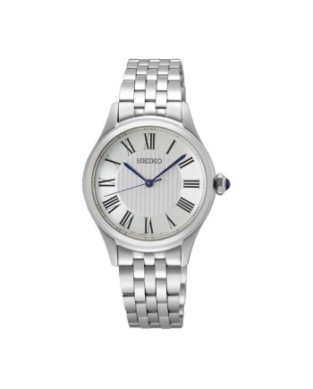 Seiko Classic Watch Silver Dial Steel Strap