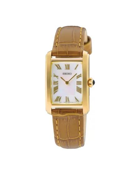 Orologio Seiko Classic Quadrante in Madreperla e Cinturino Pelle
