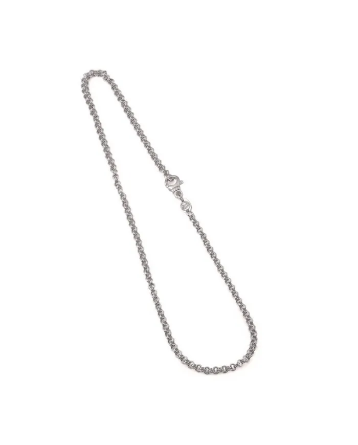 Collier en argent à double anneau Gerardo Sacco