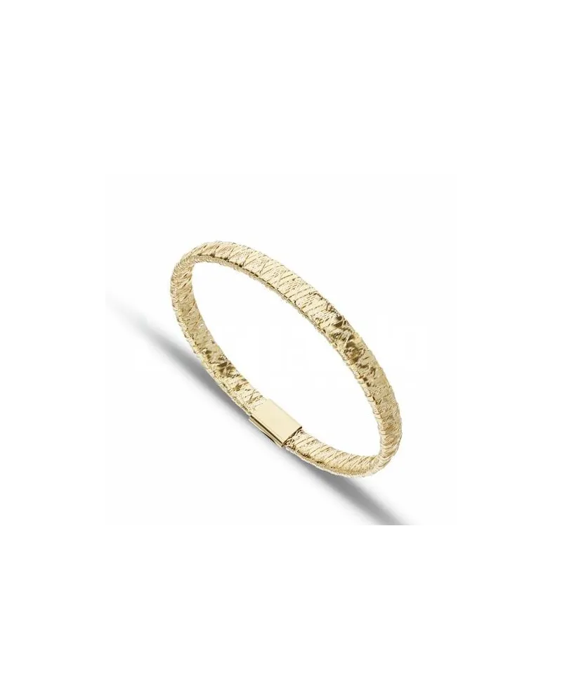 Casella Gioielli 5mm Yellow Gold Elastic Bracelet