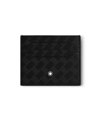 Porte-cartes Montblanc Extreme 3.0 en cuir noir avec 6 compartiments