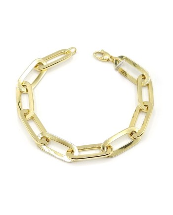 Bracciale Casella Gioielli in Oro Giallo con Maglie Ovali