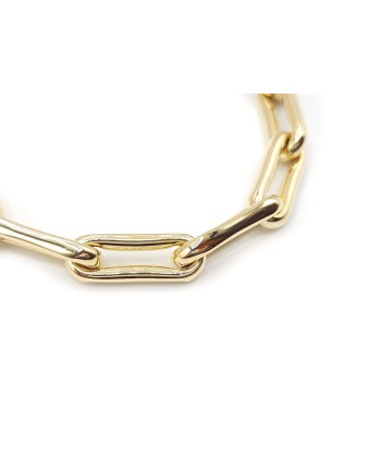 Casella Gioielli Yellow Gold Bracelet with Oval Links