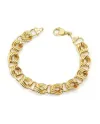 Casella Gioielli Yellow Gold Bracelet with Intertwined Links