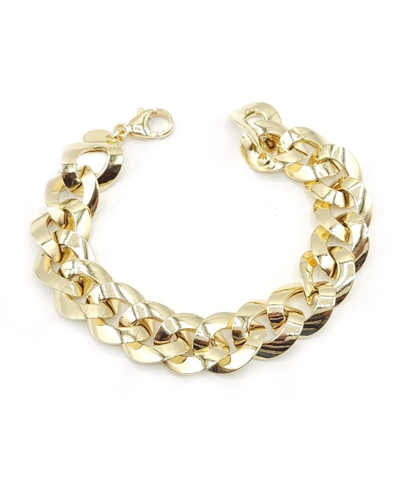 Casella Gioielli Yellow Gold Bracelet with Groumette Link