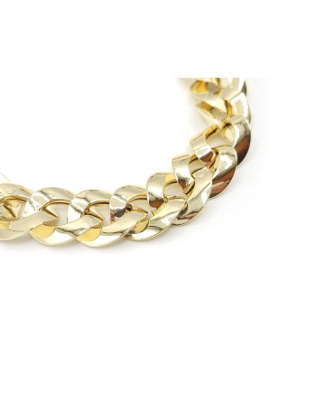 Bracciale Casella Gioielli in Oro Giallo con Maglia Groumette