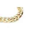 Bracelet Casella Gioielli en or jaune avec maillon Groumette