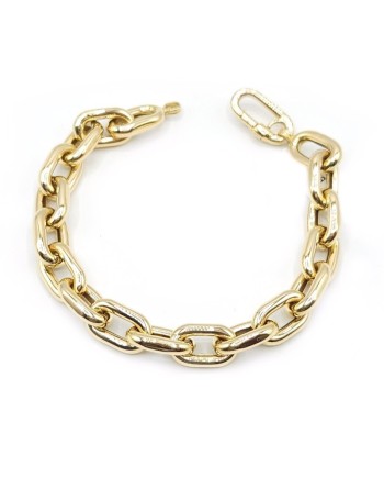 Casella Gioielli Yellow Gold Bracelet with Oval Links