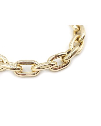 Bracciale Casella Gioielli in Oro Giallo con Maglie Ovali