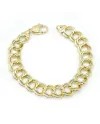 Bracciale Casella Gioielli in Oro Giallo con Maglie Intrecciate