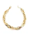 Bracelet Casella Gioielli en or jaune à maillons larges