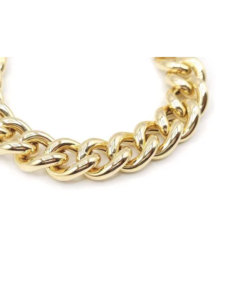 Casella Gioielli Yellow Gold Bracelet with Groumette Link