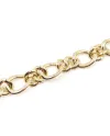 Bracelet Casella Gioielli en or jaune à maillons larges