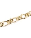 Casella Gioielli Yellow Gold Bracelet with Wide Links
