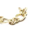 Bracciale Casella Gioielli in Oro Giallo con Maglie Larghe