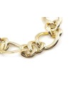Casella Gioielli Yellow Gold Bracelet with Wide Links