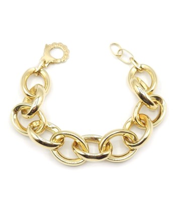 Casella Gioielli Yellow Gold Bracelet with Oval Links