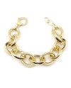 Casella Gioielli Yellow Gold Bracelet with Oval Links