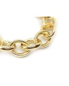 Bracciale Casella Gioielli in Oro Giallo con Maglie Ovali