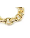 Bracciale Casella Gioielli in Oro Giallo con Maglie Ovali