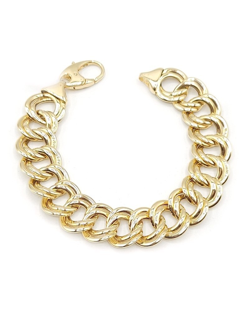 Casella Gioielli Yellow Gold Bracelet with Intertwined Links