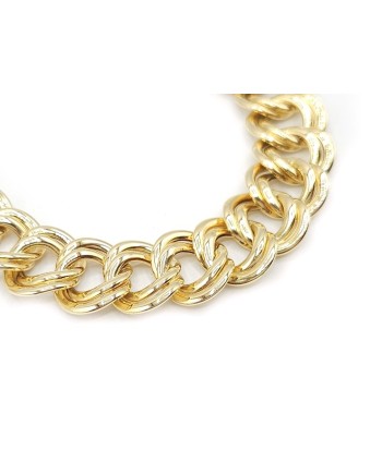 Casella Gioielli Yellow Gold Bracelet with Intertwined Links
