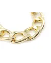 Casella Gioielli Yellow Gold Bracelet with Wide Links
