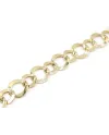 Casella Gioielli Yellow Gold Bracelet with Wide Flat Links