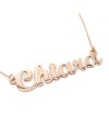 Rose Gold Casella with the Name "Chiara"