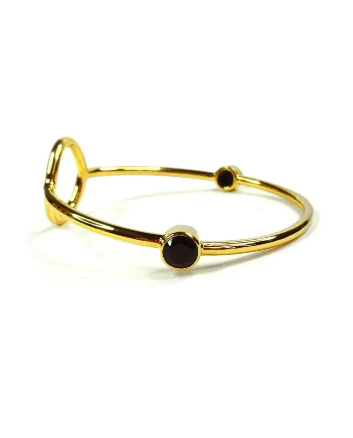 Emi and Eve Black Onyx Unity Bracelet