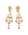 Boucles d'oreilles Crivelli en or rose avec diamants