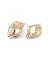 Crivelli Rose Gold Earrings with Diamonds and Drop Diamond