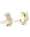 Orecchini Crivelli Boccole Brave in Oro Giallo con Pavé Diamanti