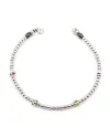 Bracciale Casella Gioielli in Oro Bianco con Bandiere Nautiche