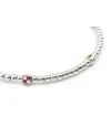Bracciale Casella Gioielli in Oro Bianco con Bandiere Nautiche