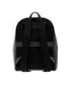 Pineider Daily East Men's Backpack in Smooth Black Leather